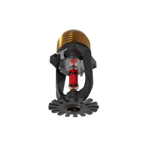 Viking® VK1021, Model XT1, 5.6K, Standard, Pendent, SR, 1/2" NPT, Black, 155 Degree 23868MB/B Fire Sprinkler Head - WeSupplyIt.com