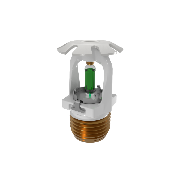 Viking® VK1181, Conventional, 5.6K, Standard, SR, 1/2" NPT, White, 200 Degree 23907ME/W Fire Sprinkler Head - WeSupplyIt.com