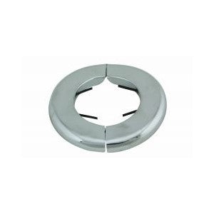 Floor Ceiling or Wall Plate, Steel, Chrome Plated, 1" IPS - WeSupplyIt.com