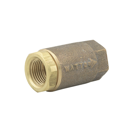 Watts Regulator Co.® 112WILCLF Series LF600 Lead Free Inline Silent Check Valve, Spring Loaded, 1 1/2" - WeSupplyIt.com