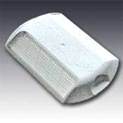 Model 828 Abrasion Resistant Type AR B Two Way Clear Reflective Plastic Pavement Marker 4" - WeSupplyIt.com
