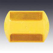 Model 828 Standard Type D Two Way Amber Reflective Plastic Pavement Marker 4" - WeSupplyIt.com