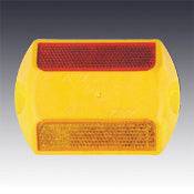 Model 828 Standard Type RA Two Way Red & Amber Reflective Plastic Pavement Marker 4" - WeSupplyIt.com