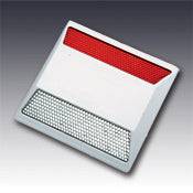 Model 921 Abrasion Resistant Type AR C Two Way Clear & Red Reflective Plastic Pavement Marker 4" - WeSupplyIt.com