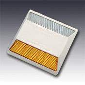 Model 921 Standard Type CA Two Way Clear & Amber Reflective Plastic Pavement Marker 4" - WeSupplyIt.com