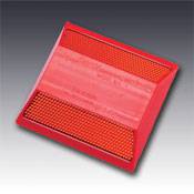 Model 921 Standard Type RR Two Way Red Reflective Plastic Pavement Marker 4" - WeSupplyIt.com