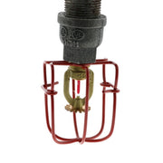 Fire Sprinkler Head Guard, 1/2" and  3/4"  Standard, One Piece, Red - WeSupplyIt.com