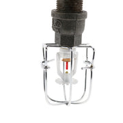Fire Sprinkler Head Guard, 1/2" and  3/4"  Standard, One Piece, Chrome - WeSupplyIt.com