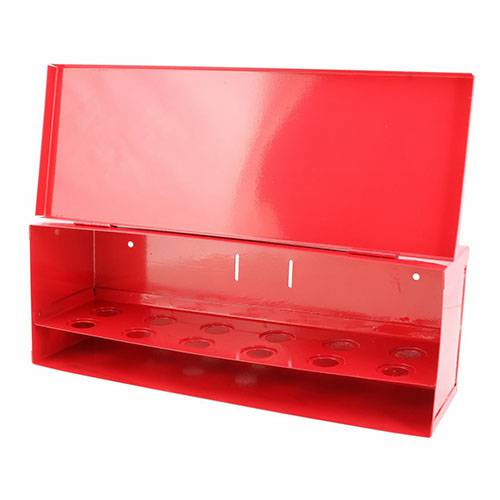 Fire Sprinkler Spare Head Box - 12 Head - Red - W509 - WeSupplyIt.com