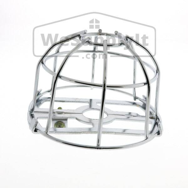 Fire Sprinkler Head Guard, Heavy Duty, Two Piece, 1/2", Chrome - WeSupplyIt.com