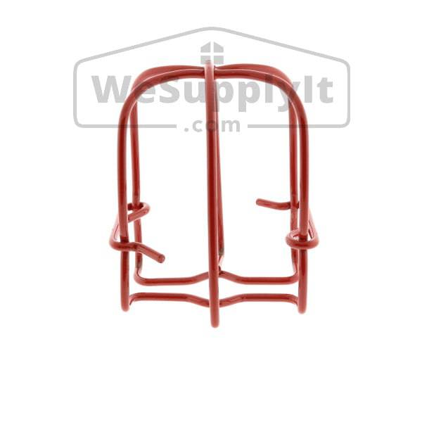 Fire Sprinkler Head Guard, Standard, One Piece, 1/2", Red - WeSupplyIt.com