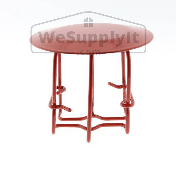 Fire Sprinkler Head Guard, With Water Shield, One Piece, Red - WeSupplyIt.com