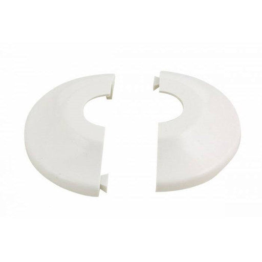 Retrofit One Piece Fire Sprinkler Escutcheon, Plastic, 5/8" Depth, White - WeSupplyIt.com