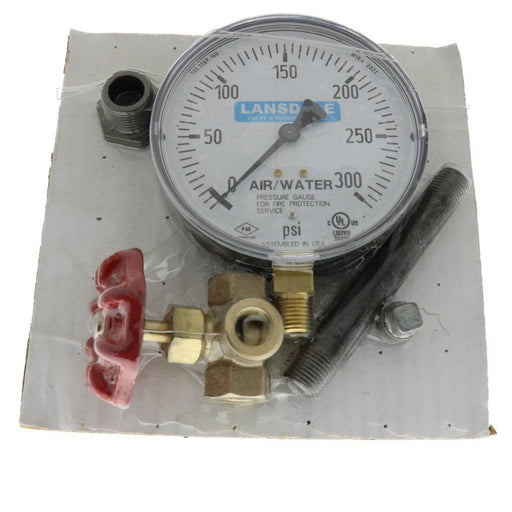 Fire Sprinkler Gauge Kit,  0-300 PSI, Air/Water, UL/FM Approved - Dated Current Year - WeSupplyIt.com