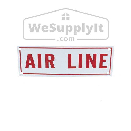 Air Line Sign, Aluminum, 6" x 2" - WeSupplyIt.com