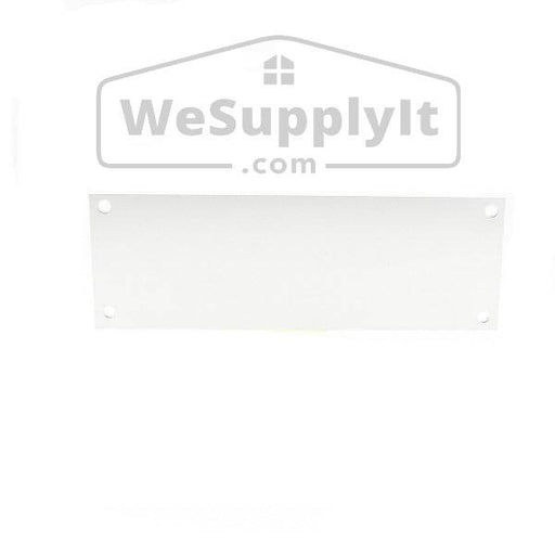 Blank Sign Raw Aluminum, Aluminum, 6" x 2" - WeSupplyIt.com