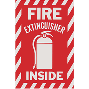 Fire Extinguisher Inside Sign - Vinyl - Available in Multiple Sizes - S119 - WeSupplyIt.com