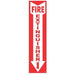 Cato "Fire Extinguisher" Arrow Sign - Vinyl - Available in Multiple Sizes -  S102 - WeSupplyIt.com