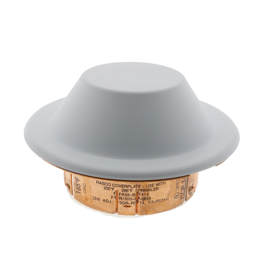 RASCO/Reliable Model CCP Domed Concealed Fire Sprinkler Escutcheon, CCP1/2, White 165 Degree, CCP1W76, 6887161618 - WeSupplyIt.com