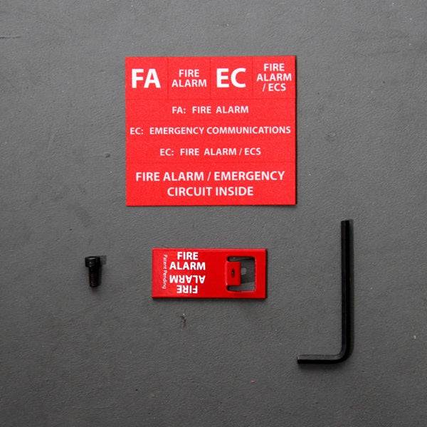 Custom Alarm Panel Load Test Sticker Fire Alarm Circuit Breaker Lock and Panel Identification Labels Kit ...
