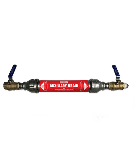 Lansdale Auxiliary Drain Drum Drip Assembly, Black With Ball Valve, 650-375-00071 - WeSupplyIt.com