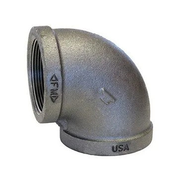 Viking Galvanized Threaded 90 Degree Elbow, Class 150, 1/2" - 12MILG - WeSupplyIt.com