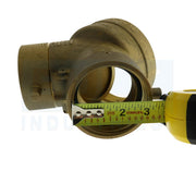 Fire Department Connection FDC Aluminum Break Away Caps  2 1/2" Green (Set of 2) - WeSupplyIt.com