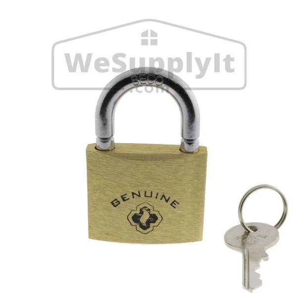 Breakaway Lock With Break Shackle - Genuine BECO Brooks Keyed Alike - L146 - WeSupplyIt.com