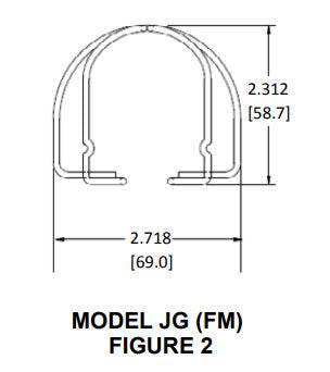 Globe Head Guard, Model JG FM Approved Chrome Head Guard - 312253-C-B - WeSupplyIt.com