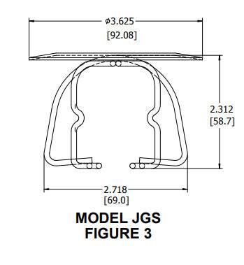 Globe Head Guard, Model JGS Guard and Sheild Assembly Chrome - 321407 - WeSupplyIt.com