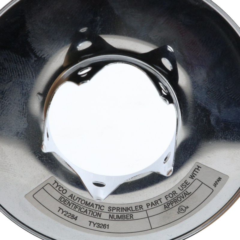 Tyco Model LFII Flush Pendent Fire Sprinkler Escutcheon, Black, 56-123-6-001 - WeSupplyIt.com