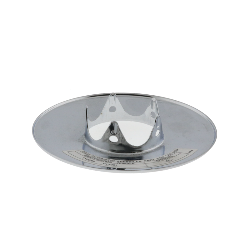 Tyco Model LFII Flush Pendent Fire Sprinkler Escutcheon, Chrome, 56-123-9-001 - WeSupplyIt.com