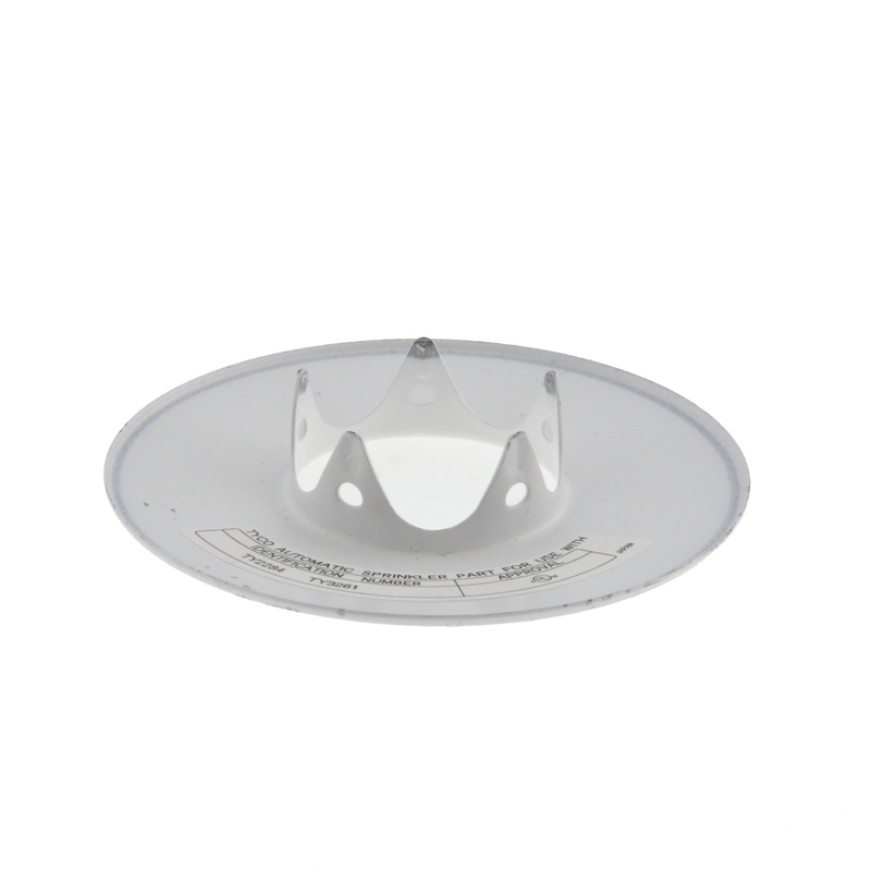 Tyco Model LFII Flush Pendent Fire Sprinkler Escutcheon, White, 56-123-4-001 - WeSupplyIt.com