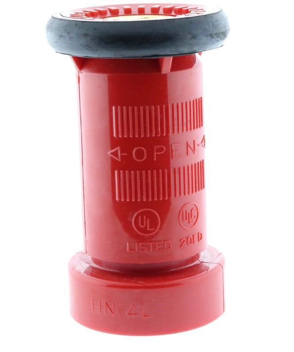 Landsdale Fire Hose Adjustable Fog Nozzle, 1 1/2" NPSH, Plastic, LVFNP - WeSupplyIt.com