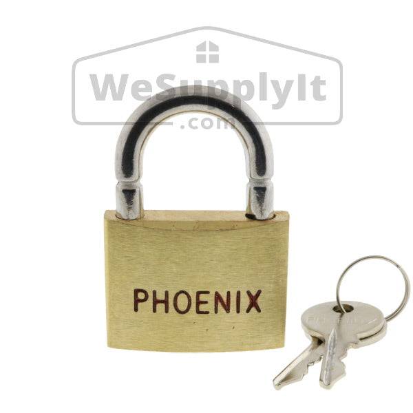 Breakaway Lock With Break Shackle - Phoenix Keyed Alike Brass - W698 - WeSupplyIt.com