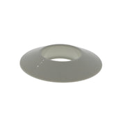 Tyco Raven Institutional Style F Fire Sprinkler Escutcheon, 3" OD, Stainless Steel White, 56-318-4-010 - WeSupplyIt.com