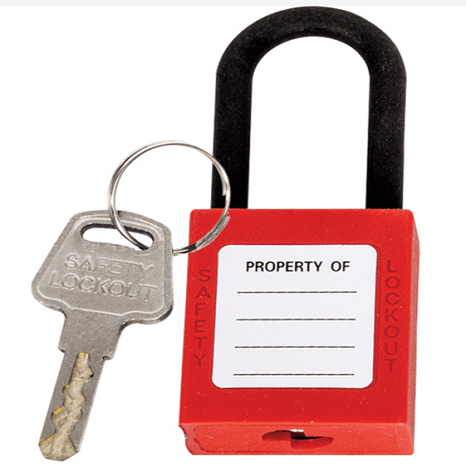 Safety Lockout Nylon Shackled Padlock - W142 - WeSupplyIt.com