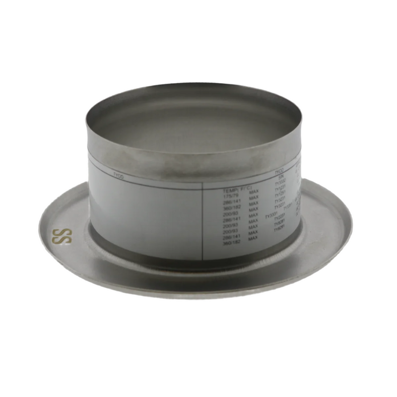 Tyco Style 10 Recessed Fire Sprinkler Escutcheon,  1/2" NPT, Stainless Steel, 56-701-1-010 - WeSupplyIt.com