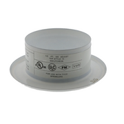 Tyco Style 15 Recessed Fire Sprinkler Escutcheon,  1/2" NPT, Stainless Steel White, 56-715-0-010 - WeSupplyIt.com