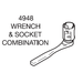 Tyco Wrench 4948 Wrench & Socket Combo - W1124 - WeSupplyIt.com