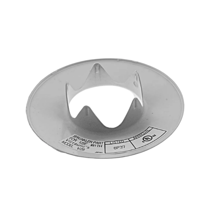 Victaulic Model V28 Flush Fire Sprinkler Escutcheon, Chrome - WeSupplyIt.com