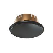 Viking Mirage Cover 13504 Label 13502A Push On Concealed Fire Sprinkler Cover Plate Escutcheon, Standard Small 2 3/4" OD, Black, 135 Degree Orange Label, 13504MA/B - WeSupplyIt.com