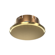 Viking Mirage Cover 13504 Label 13502A Push On Concealed Fire Sprinkler Cover Plate Escutcheon, Standard Small 2 3/4" OD, Brushed Brass, 135 Degree Orange Label, 13504BA/B - WeSupplyIt.com