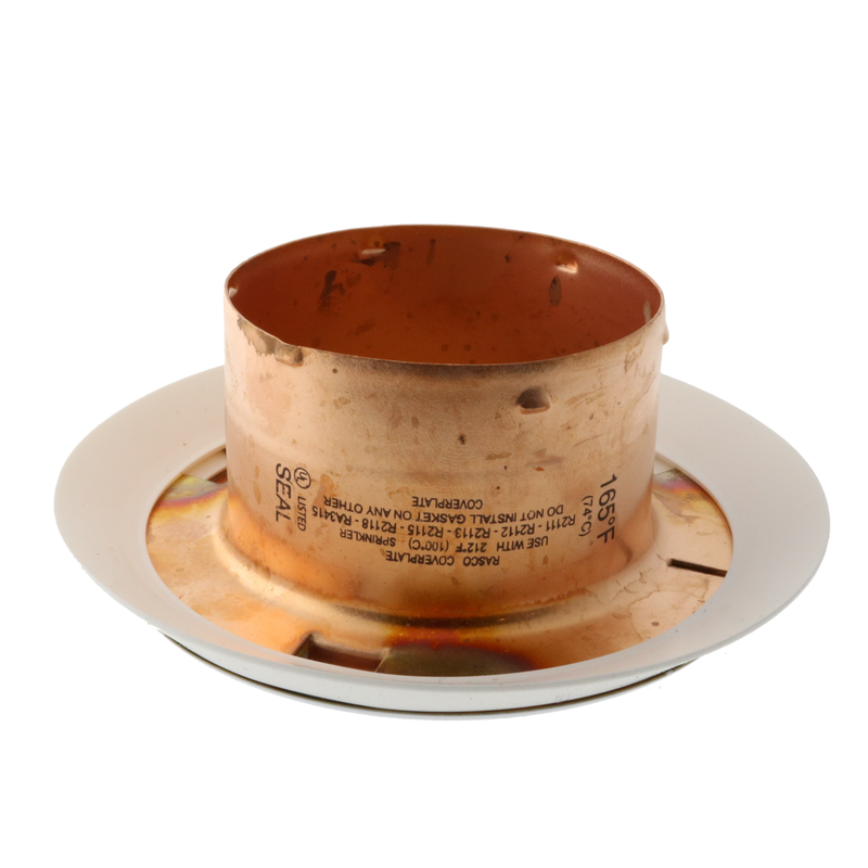 RASCO/Reliable Model G4 G5 Standard Response Sealing Clean Room Concealed Fire Sprinkler Escutcheon, 165 Degree, Stainless Steel CG4S1SS 6887031610 - WeSupplyIt.com