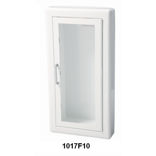 JL Ambassador Fire Extinguisher Cabinet Recessed White With Handle - WeSupplyIt.com