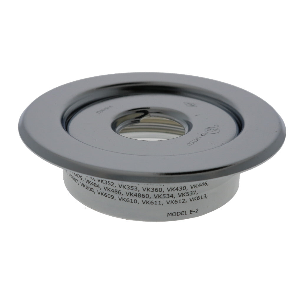 Viking E-2 RecessedThread On Escutcheon 1/2" NPT - Available In Multiple Colors