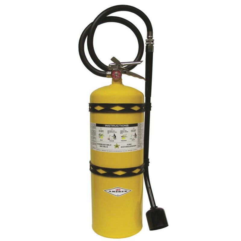 Amerex B570 Fire Extinguisher, Class D Dry Powder, 30lb Sodium Chloride With Wall Hook