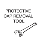 Tyco Wrench Protective Cap Removal Tool - W1127