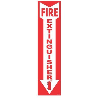 Cato "Fire Extinguisher" Arrow Sign - Vinyl - Available in Multiple Sizes -  S102