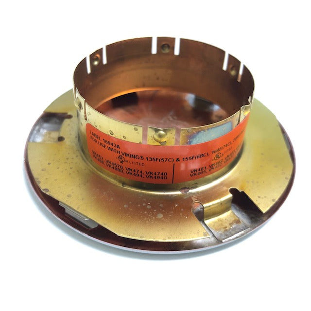 Viking 13642 Concealed Escutcheon Label 16943 - 3 5/16" Diameter - Available In Multiple Colors And Temperatures - W523
